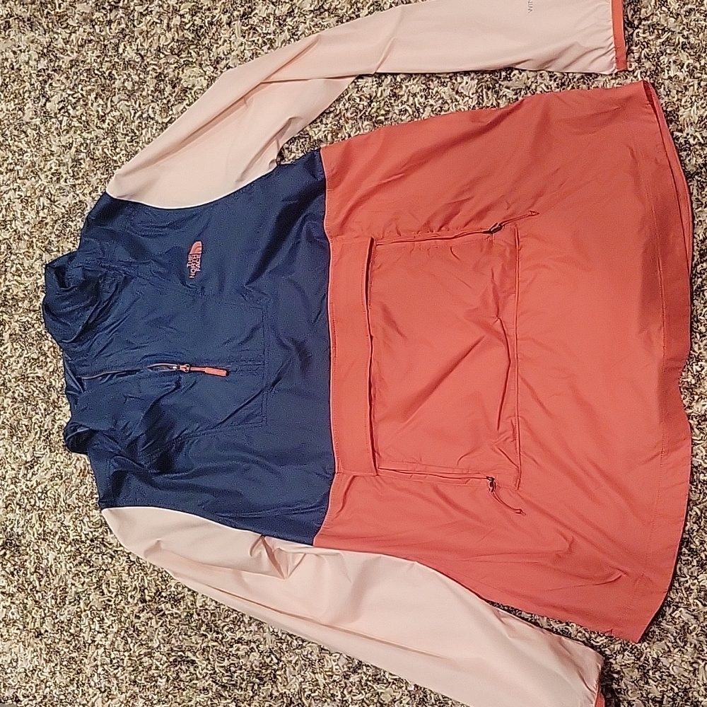 The North Face Navy Blue Pink and Coral Utility Jacket